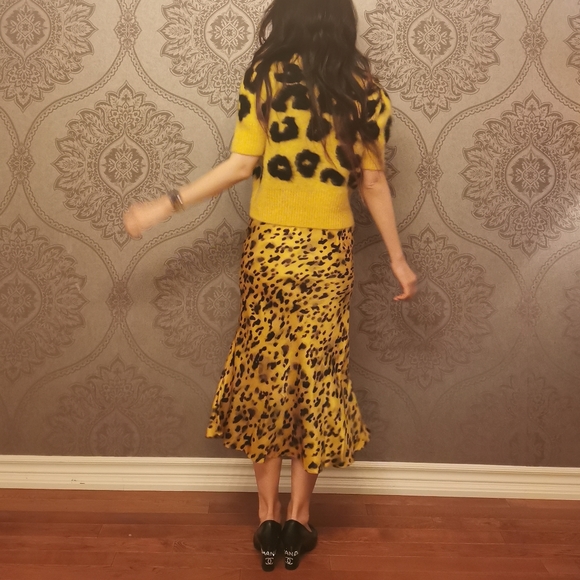 Miu Miu leopard print mohair blend sweater - Picture 6 of 15